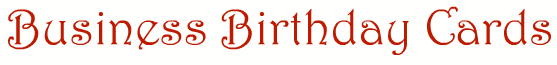 Business Birthday Cards