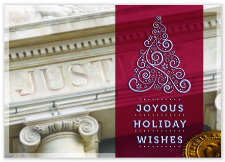 Lawyer Christmas Cards